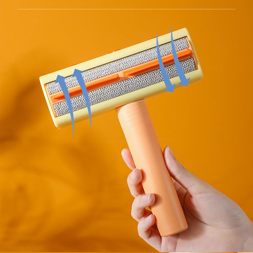 Multifunctional Portable Pet Hair Removal Roller - Silver Tofi