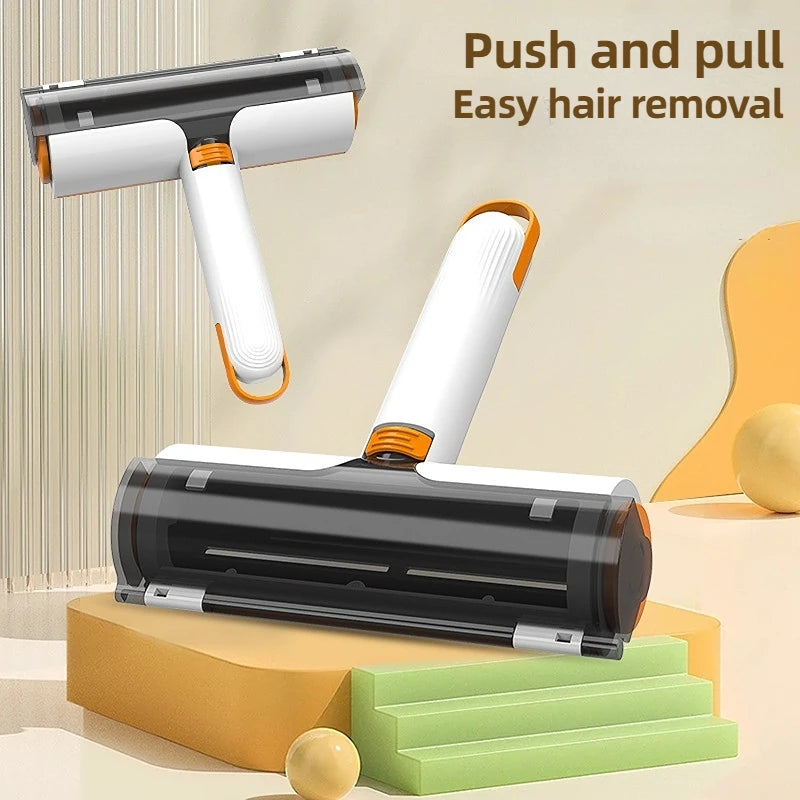 Multifunctional Portable Pet Hair Removal Roller - Silver Tofi