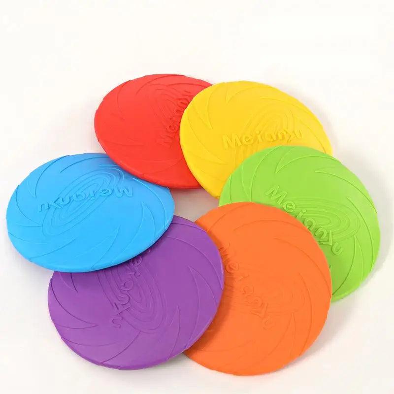 Bite Resistant Durable Dog Flying Disc Toy - Silver Tofi