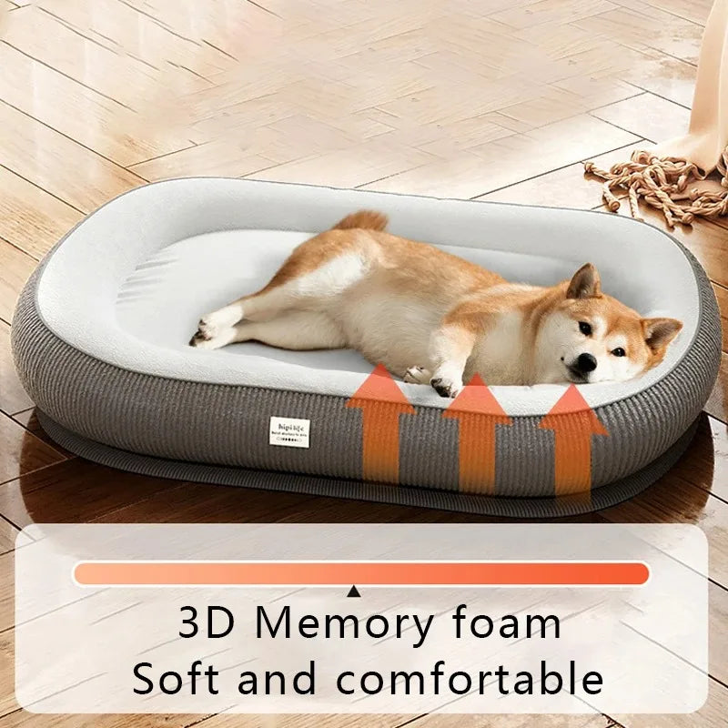 Comfort Cushion Bed for Cats & Dogs - Silver Tofi