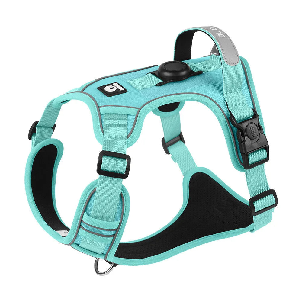Premium Reflective Cat & Dog Harness Set - Silver Tofi