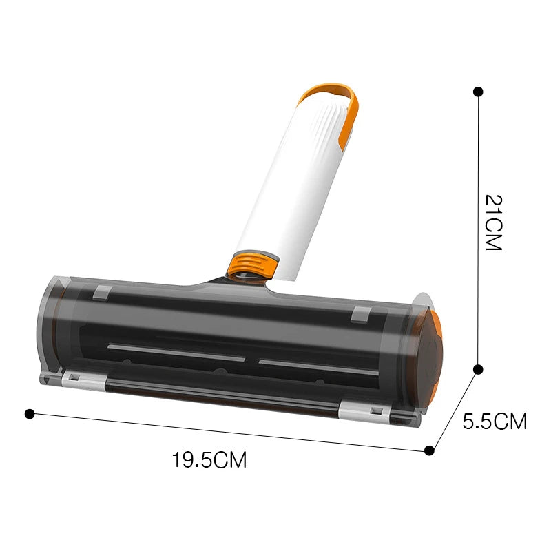 Multifunctional Portable Pet Hair Removal Roller - Silver Tofi