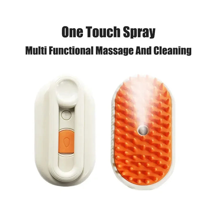 3-in-1 Electric Pet Grooming Brush - Silver Tofi