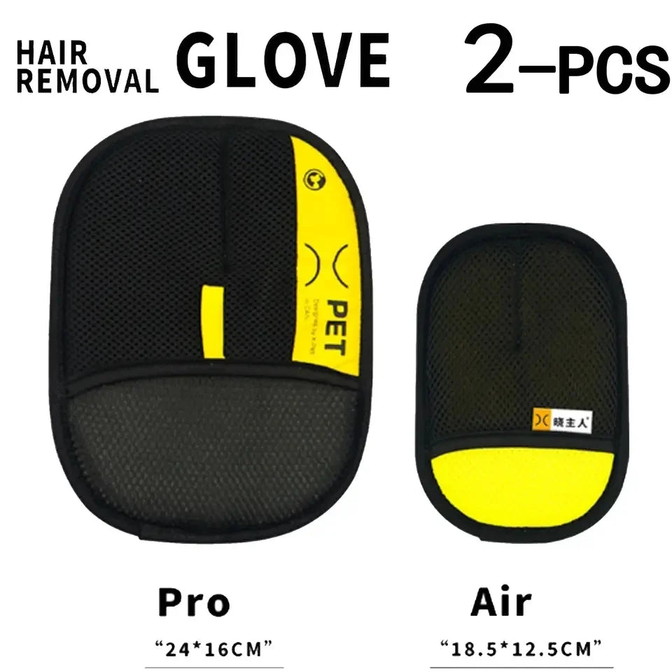 Electrostatic Pet Hair Removal Gloves - Silver Tofi