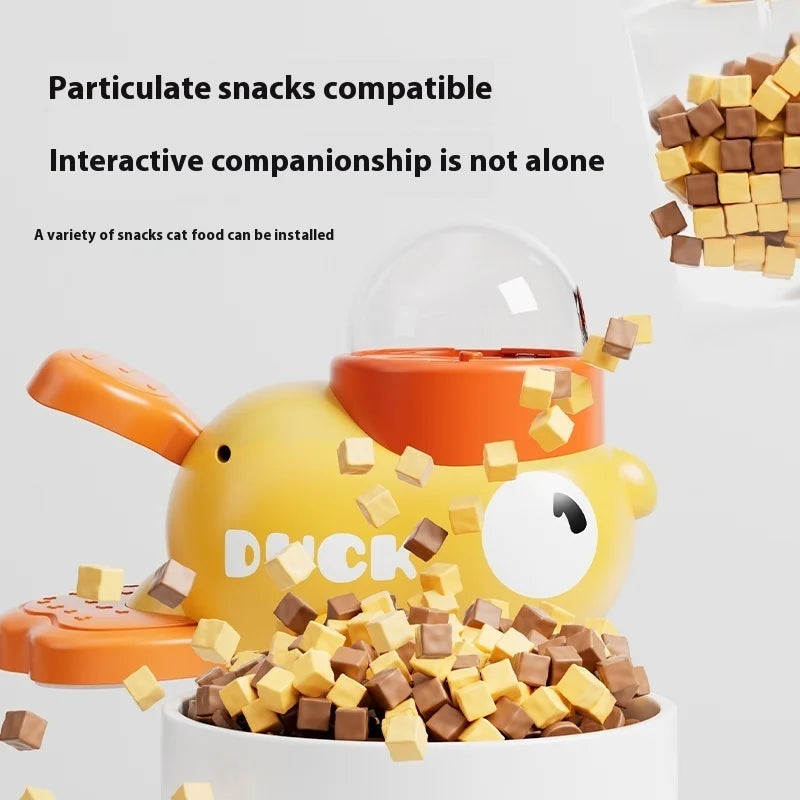 Cartoon Duck Dog Puzzle Feeder - Silver Tofi