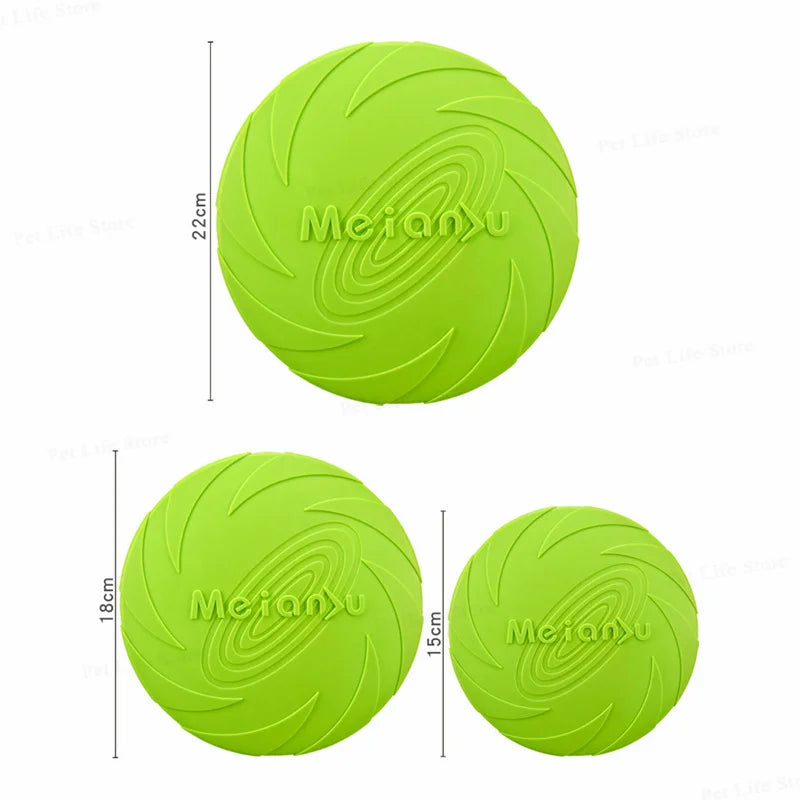 Bite Resistant Durable Dog Flying Disc Toy - Silver Tofi