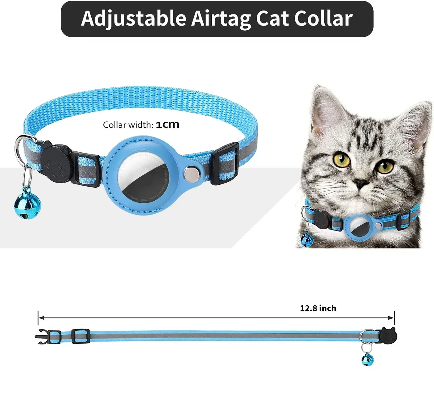 Anti-Lost GPS Collar for Cats & Dogs - Silver Tofi