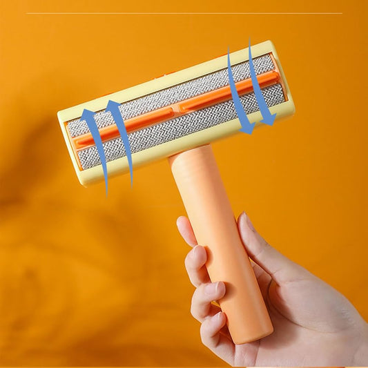 Multifunctional Portable Pet Hair Removal Roller - Silver Tofi