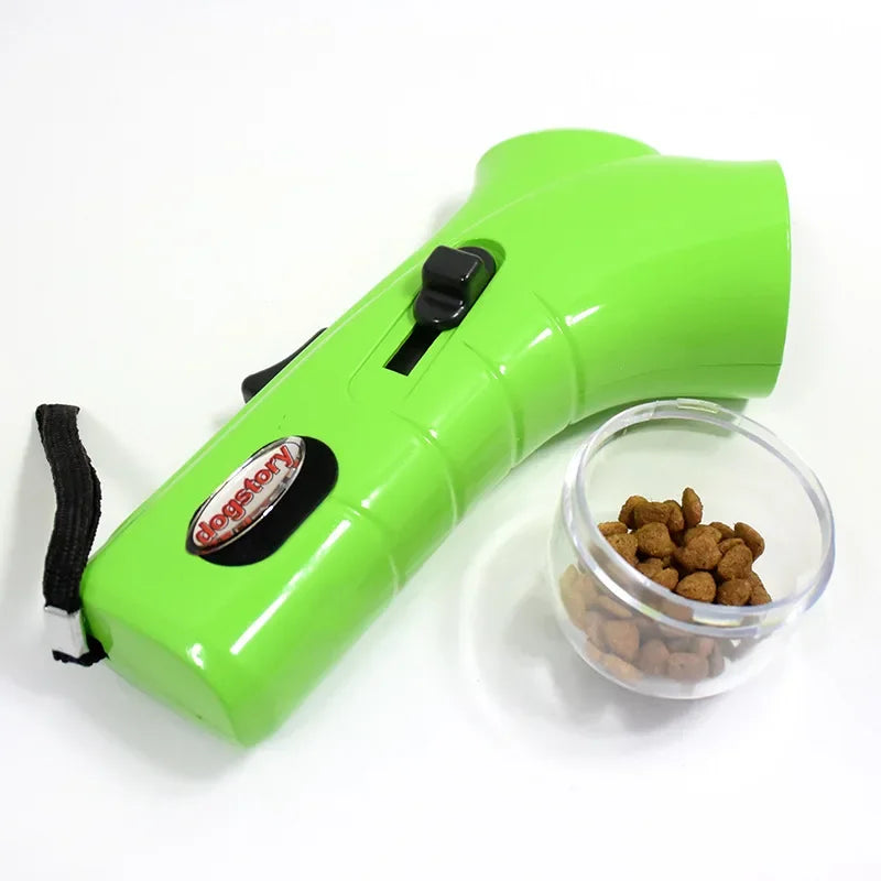 Interactive Dog Treat Launcher Toy - Silver Tofi