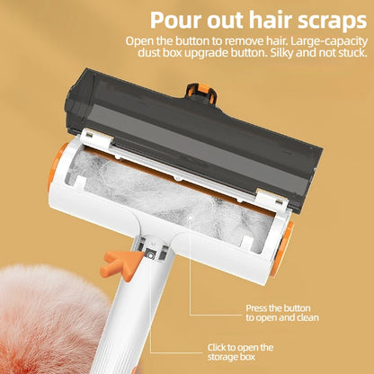 Multifunctional Portable Pet Hair Removal Roller - Silver Tofi