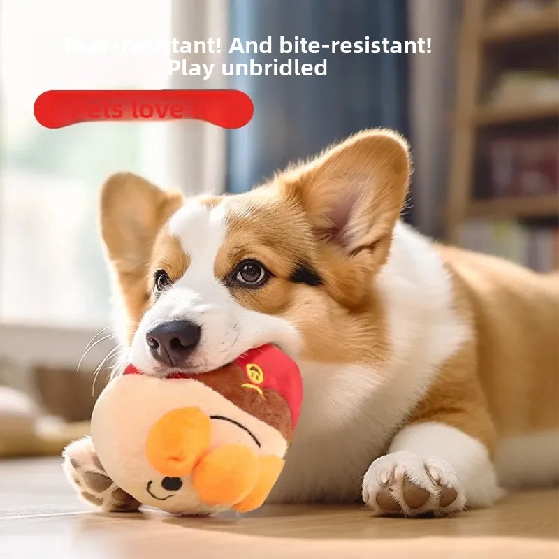 Electric Plush Jumping Dog Toy - Silver Tofi