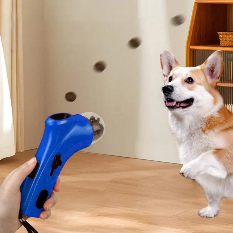 Interactive Dog Treat Launcher Toy - Silver Tofi