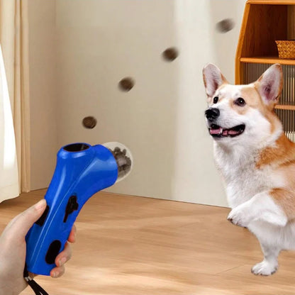 Interactive Dog Treat Launcher Toy - Silver Tofi