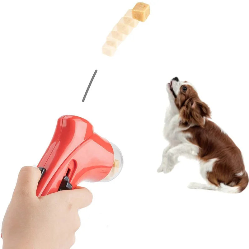 Interactive Dog Treat Launcher Toy - Silver Tofi