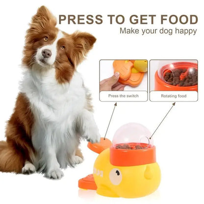 Cartoon Duck Dog Puzzle Feeder - Silver Tofi